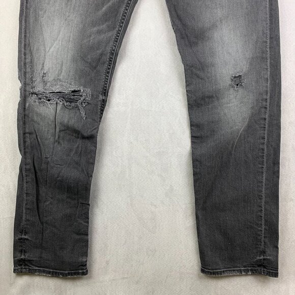 Diesel Mens Pants 38 Gray Distressed Jeans Thommer Slim Skinny Wash 069BH 38x32 - Picture 3 of 14